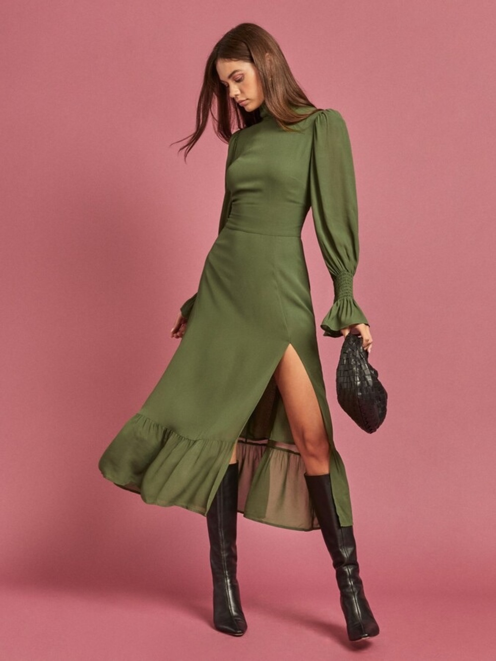 Reformation Galena Midi Dress